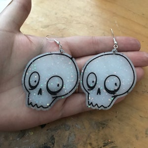 Spooky Skull Earrings