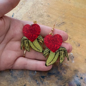 Naughty Banana Earrings