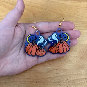 Ghostly Pumpkins Earrings