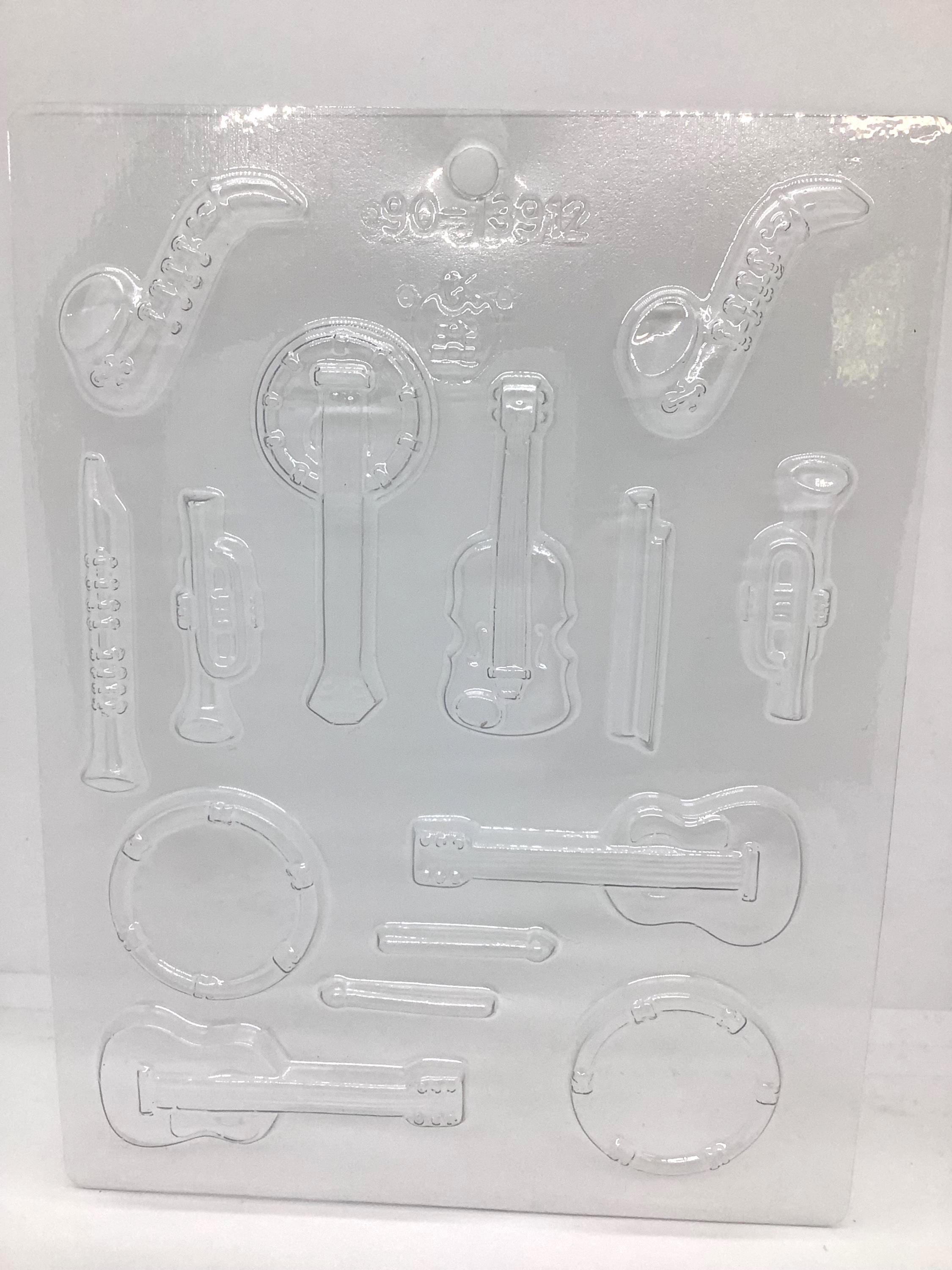 MUSIC- Pack of 3 CHOCOLATE Musical Instruments Molds - Etsy