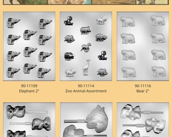 Animal Chocolate Molds