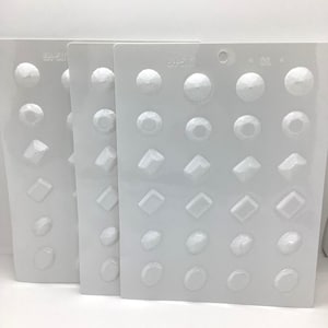 HARD CANDY- 3D Gems - 3 pack mold set