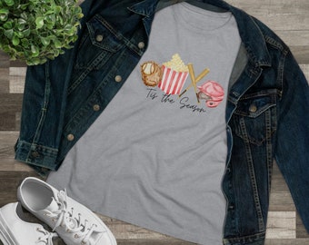 Baseball Mom | 'Tis the Season | Women's Premium Tee