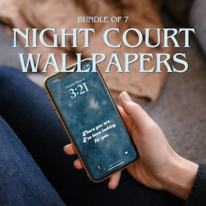 7 Night Court Phone Backgrounds – ACOTAR Phone Wallpaper Bundle