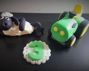 Shaun The Sheep Cake Topper Etsy Uk