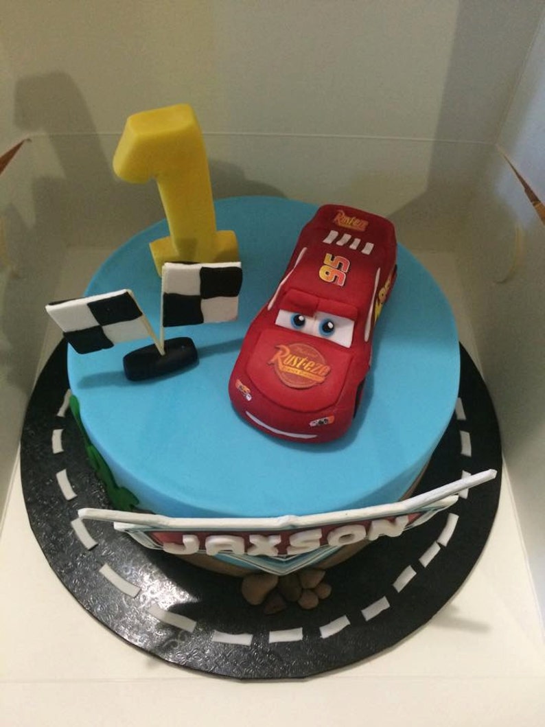 Lightening Mcqueen CARS disney cake topper edible decoration | Etsy