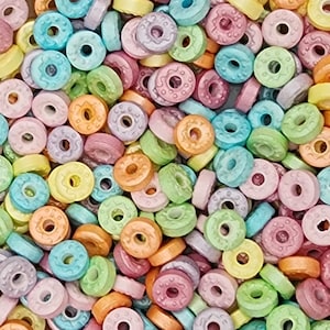 70g Doughnut shaped candy Sprinkles