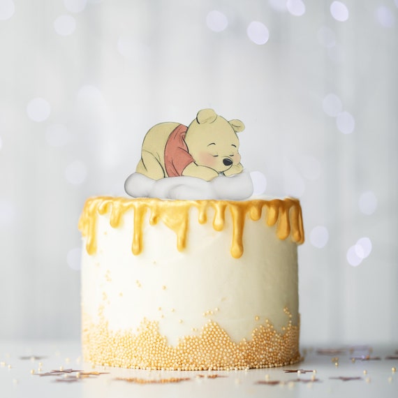 Winnie The Pooh Fondant cake topper, winnie pooh and tiger,Winnie Pooh  birthday, Winnie The Pooh baby shower