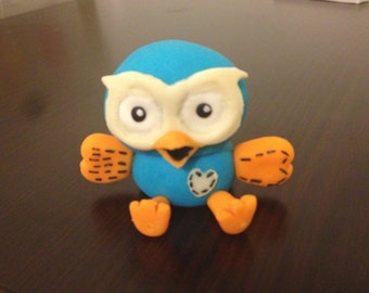 Hoot The Owl - Giggle And Hoot edible fondant cake topper ABC4kids