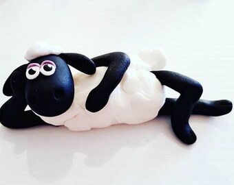 Shaun the Sheep edible fondant cake topper decoration customize farm animals Timmy Time