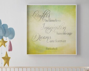 Peter Pan Kindergarten Zitieren All You Need Ist Glauben Etsy