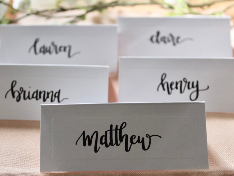 Event Place Cards Custom Place Cards Custom Wedding Etsy