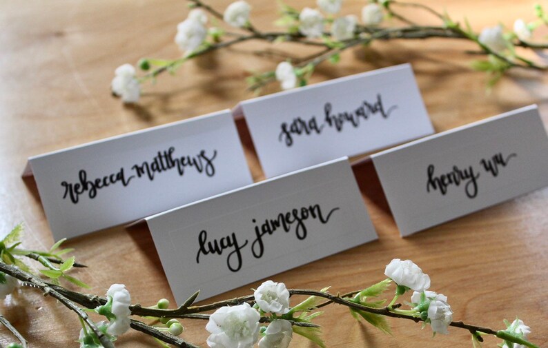 Event Place Cards Custom Place Cards Custom Wedding Etsy