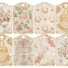 Printable Wallpaper Tags, Digital Download Gift Tags, Floral Wallpaper ...