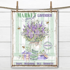 Farm Fresh Lavender, Lavender Market, Lavender Bouquet, Soaps, DIY Sign, Wreath Accent, Pillow Image, Fabric Transfer, Modern Farmhouse, PNG