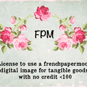 Commercial License options for Tangible Goods &lt;100