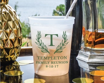 Personalized Family Reunion Staduim Cups, Custom Reunion Printed Cups,  Plastic Stadium Personalized Cups, Custom Family Reunion Cups