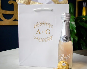 Personalized Wedding Welcome Bags, Wedding Guest Bags, Hotel Welcome Bags, Custom Favor Bags, Gold Foil Bags, Destination Wedding