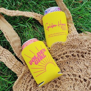 Company Logo Custom Can Coolers, Branded Can Coolies, Skinny Can Huggers, Seltzer Can Coolers, Corporate Branding, Neoprene Huggers, Favors