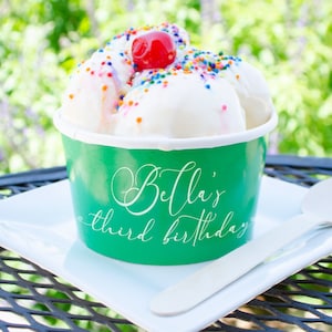 Paper dessert hot sale cups