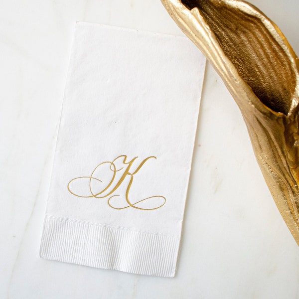 Disposable Monogrammed Guest Towel Etsy