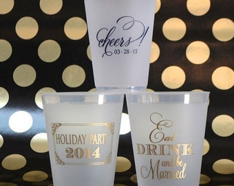Personalized Baby Shower Stadium Cups - GB Design House