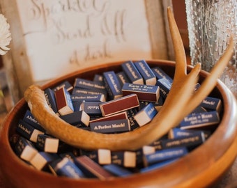 Custom Lipstick Matchboxes, Personalized Wedding Matches, Custom Printed Wedding Favors, A Perfect Match, Reception, Sparkler Send-Off