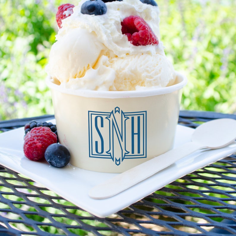 Paper Ice Cream Bowls Birthday Party Ice Cream Sundae Cups Etsy