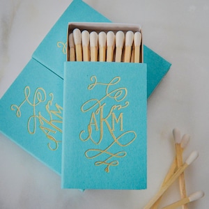 Personalized Wedding Matches Monogram Matchbox, Custom Matchbox, Sparkler Send Off Matches, Wedding Favor Matches, Party Favors image 8