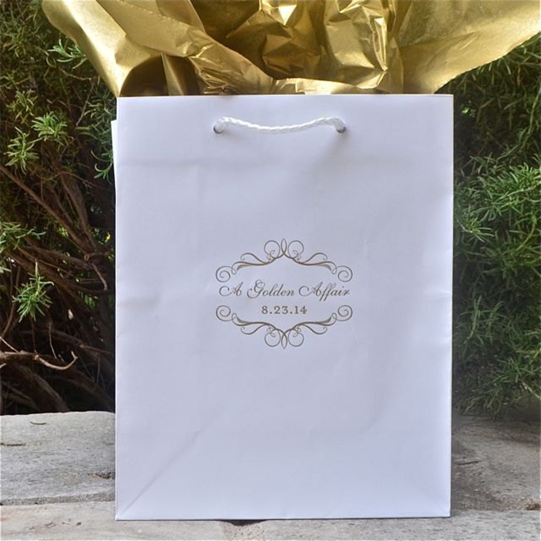 Custom Wedding Gift Bags Wedding Monogrammed Gift Bags, Hotel
