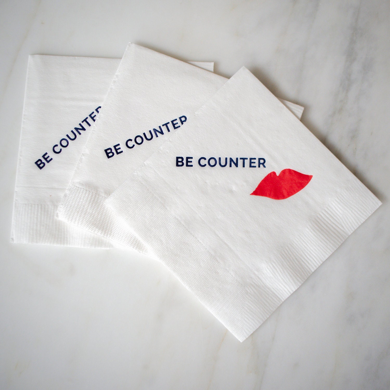Company Logo Napkins Full Color 3 Ply Napkins Corporate Etsy