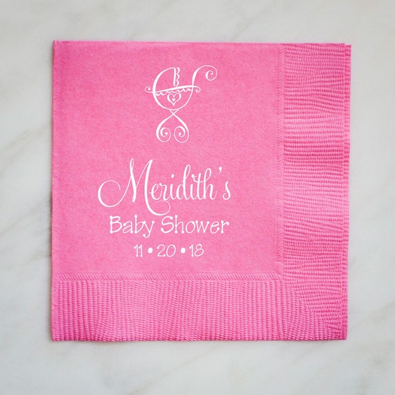 baby napkin printed