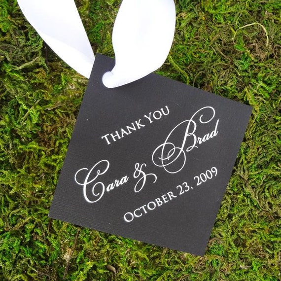Personalized Printed Favor Tags Set of 75 Custom Gift Tags Etsy