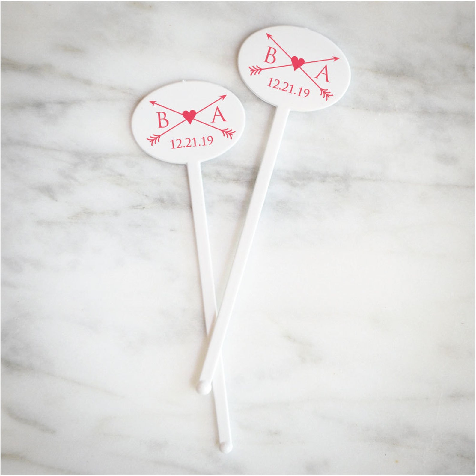 Single Initial Stir Sticks Personalized Cocktail Stirrers Etsy