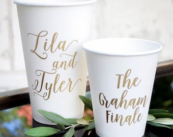 Wedding Coffee Cups, Paper Party Cups, Coffee Bar Cups, Hot Chocolate Bar, Custom Paper Cups, Disposable Coffee Cups, Winter Wedding Cups