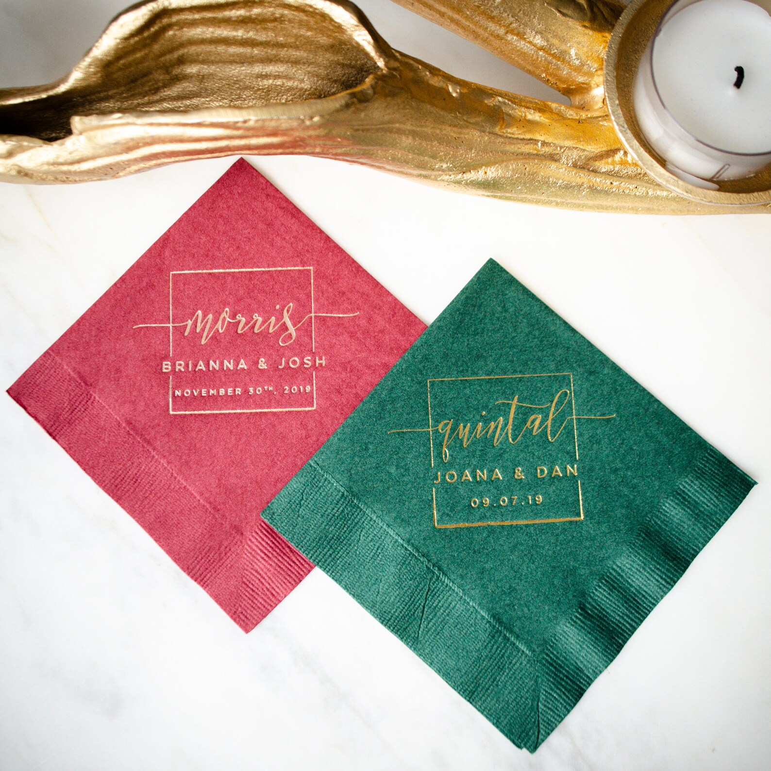 Custom Best Day Ever Party Napkins Personalized Cocktail Etsy