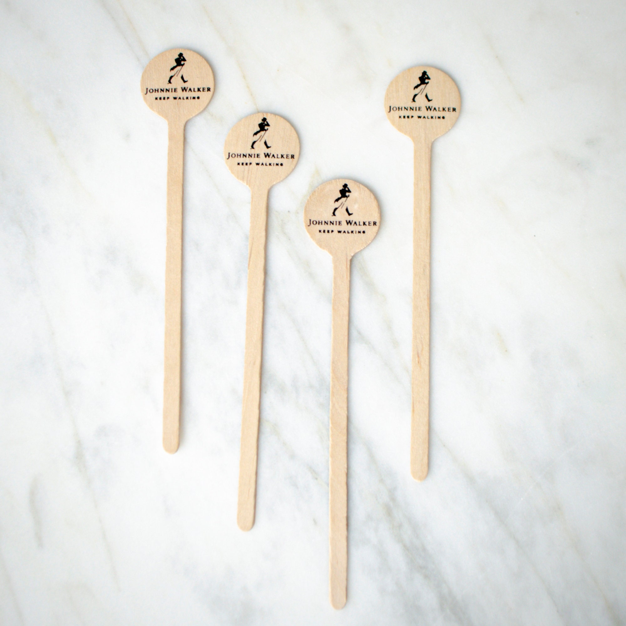 100 Custom Wooden Stir Sticks Leaf for Wedding Cocktails 