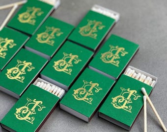 Custom Wedding Matchbox Favors, Personalized Premium Matchboxes, Wedding Matchboxes, Custom Sparkler Send Off Matches, Premium Event Matches