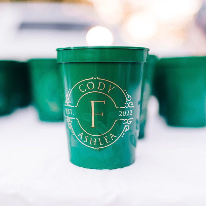 Custom Circle Wreath Stadium Cups Plastic Stadium Event Cup - Etsy