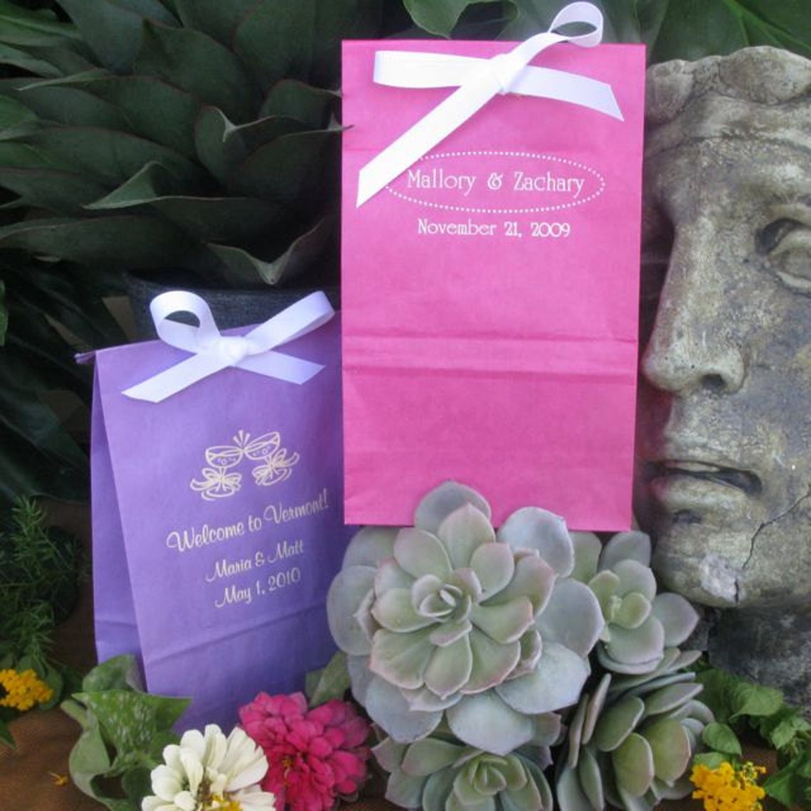 Personalized Goodie Bags Custom Printed Party Favors Bags Etsy