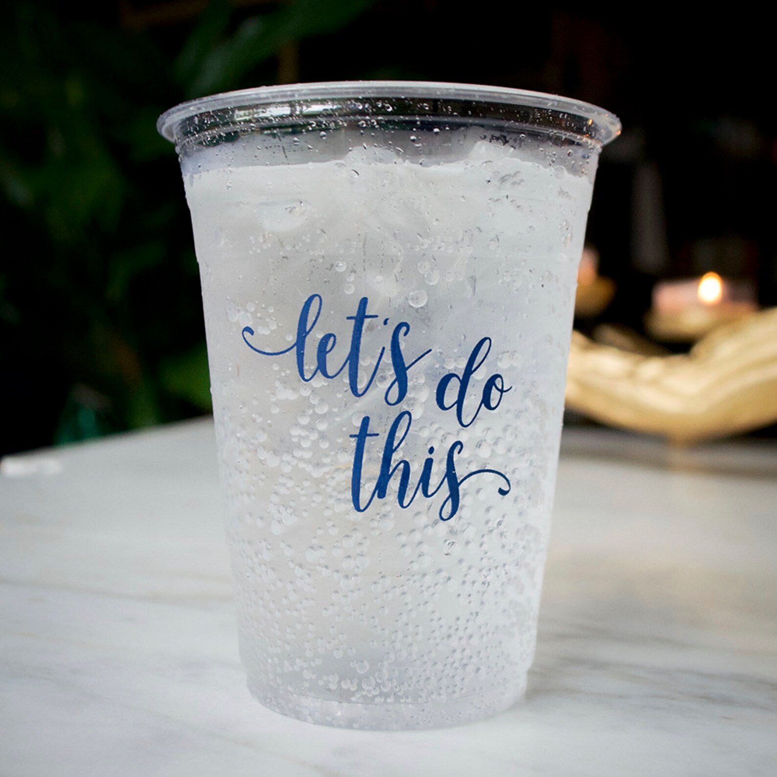Custom Soft Plastic Party Cups, Personalized Wedding Favors, Custom