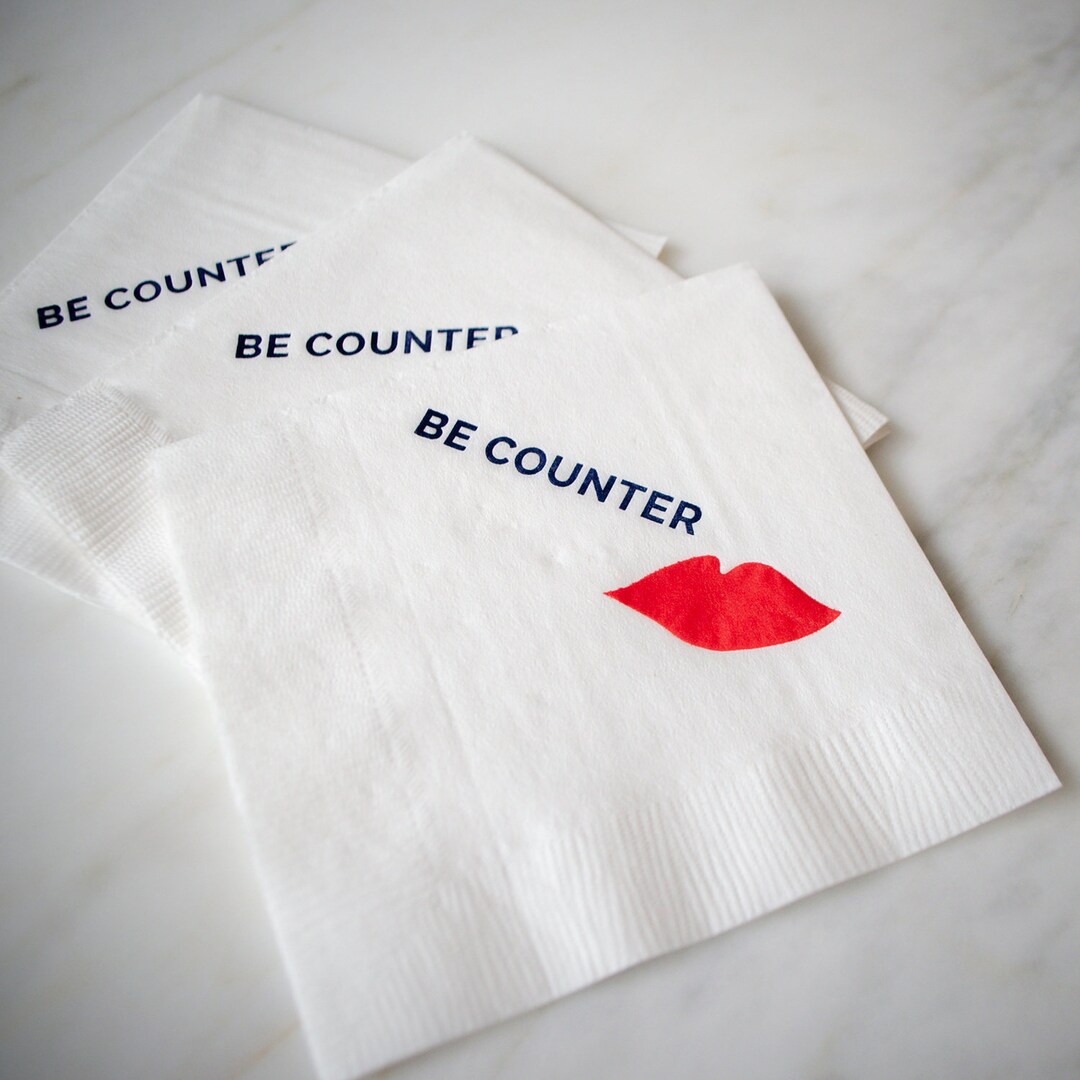 Company Logo Napkins Full Color 3 Ply Napkins Corporate Etsy