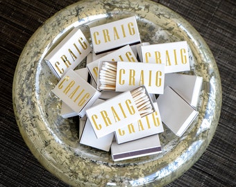 Last Name Printed Wedding Matches, Personalized Matches, Custom Matches, Sparkler Matches, Custom Printed Wedding Favors, Bar Matches