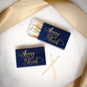 Last Name Wedding Matches, Personalized Wedding Matches, Custom Printed Matchboxes, Personalized Sparkler Matches, Custom Wedding Favors image 5