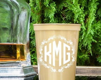 Custom Printed Stadium Party Cups, Monogrammed Party Cups, Custom Printed Stadium Cups, Personalized Party Favors, Custom Party Cups