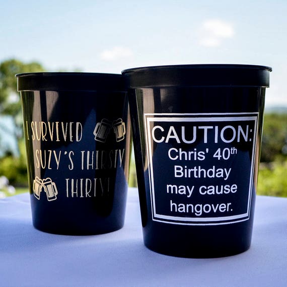 Custom Cups, Custom Plastic Cups, Personalized Cups With Lids, Cheap Cups  Bachelorette, Custom Birthday Cups, Cups With Lids Straw 