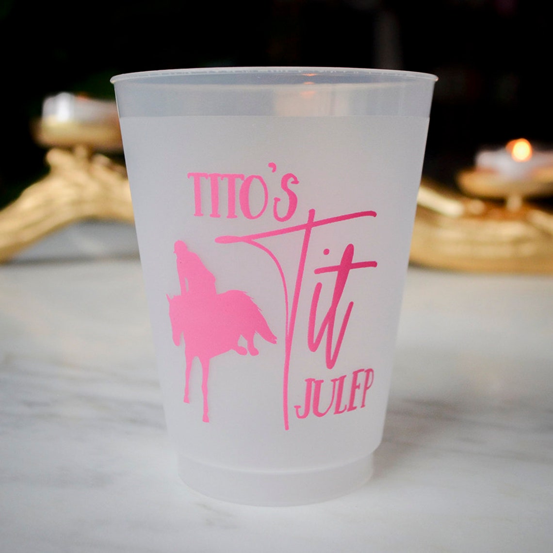 Personalized Mint Julep Derby Cups Custom Racehorse Party Etsy