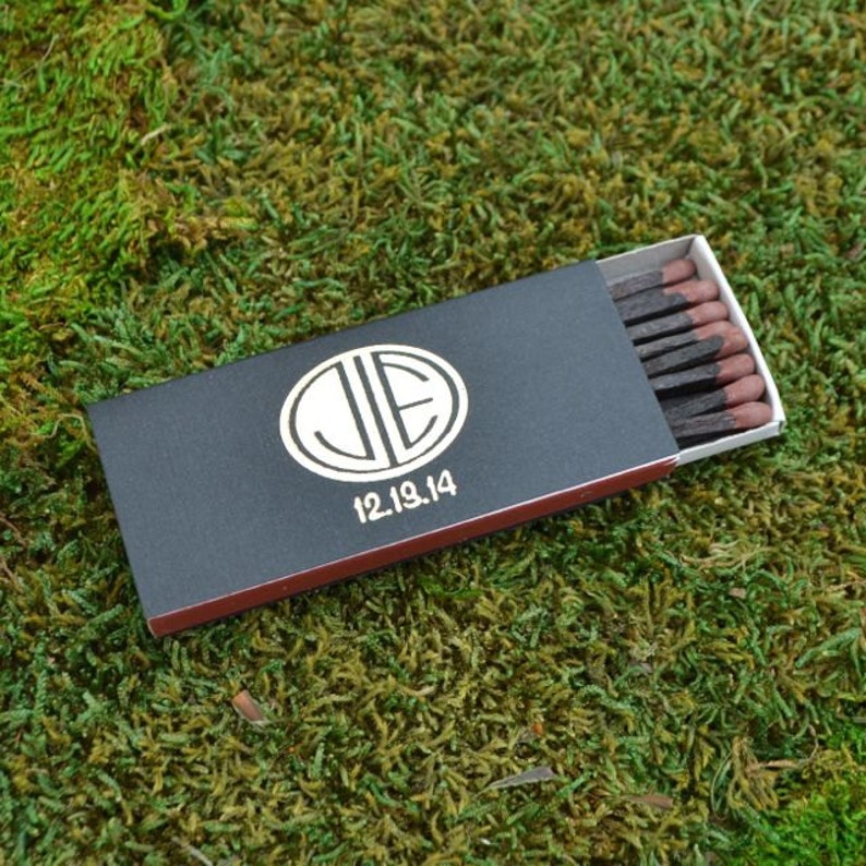 Custom Wedding Matchboxes Wedding Cigar Bar Personalized Matches Foil Printed Matchboxes 50 Personalized Cigar Matches