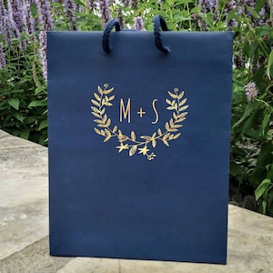 Personalized Wedding Weekend Welcome Bags - Out of Town Guest Printed Bag,  Destination Wedding, Custom Printed Gift Bag