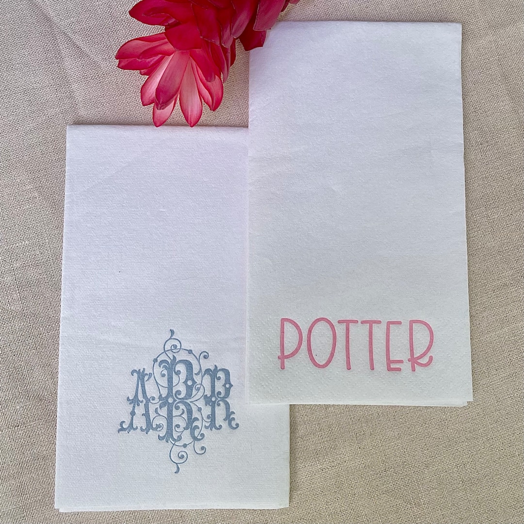 Custom Designed Guest Hand Towels, Linenlike Guest Towels